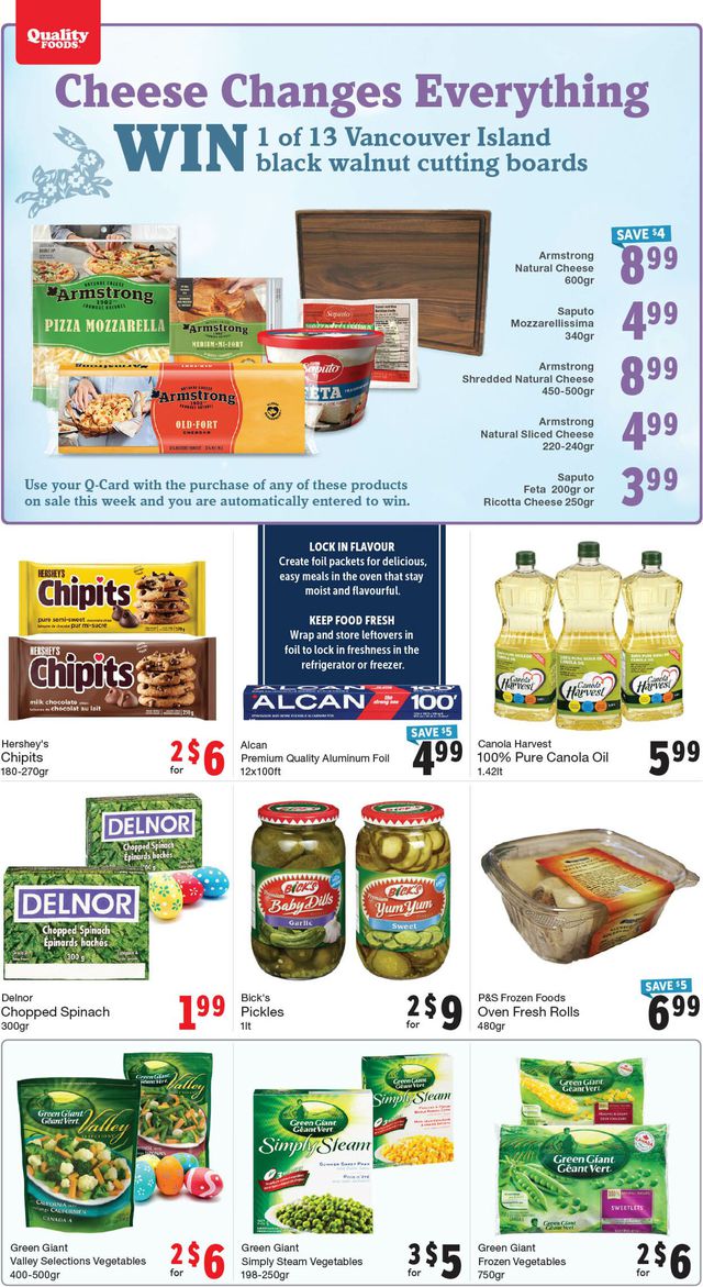 Quality Foods Flyer from 04/03/2023