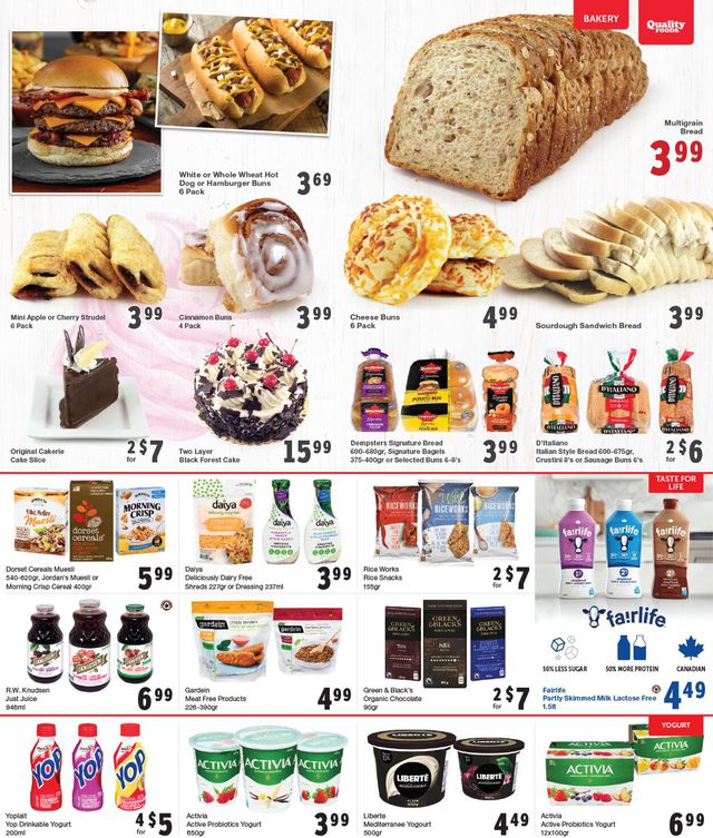 Quality Foods Flyer from 08/21/2023