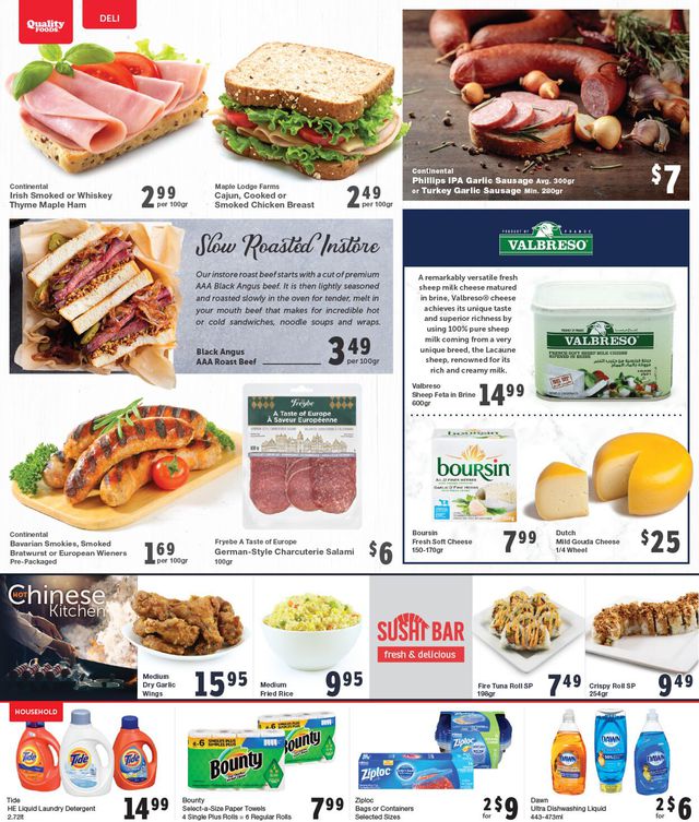 Quality Foods Flyer from 07/03/2023