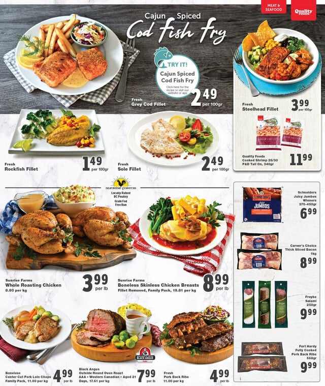 Quality Foods Flyer from 11/13/2023