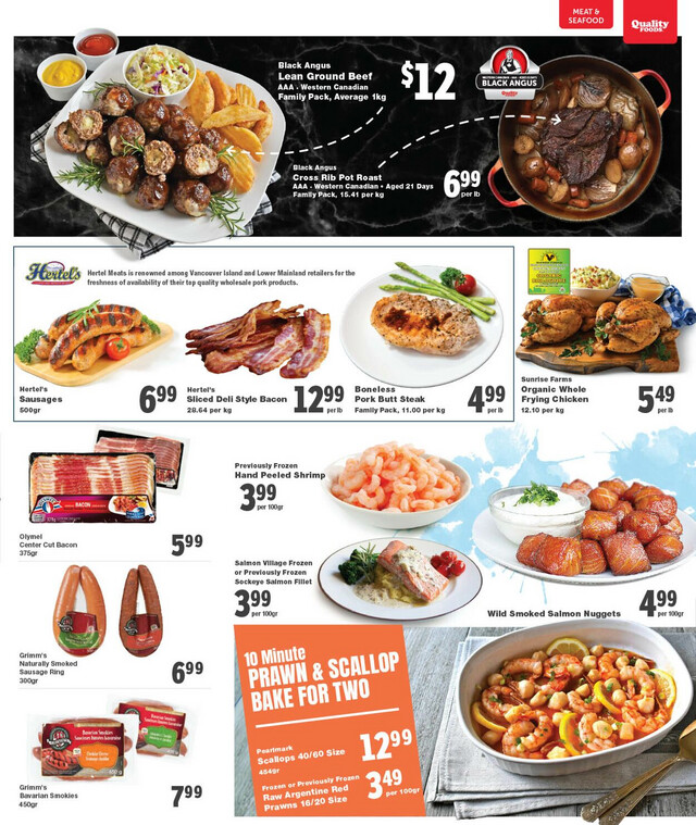 Quality Foods Flyer from 11/20/2023