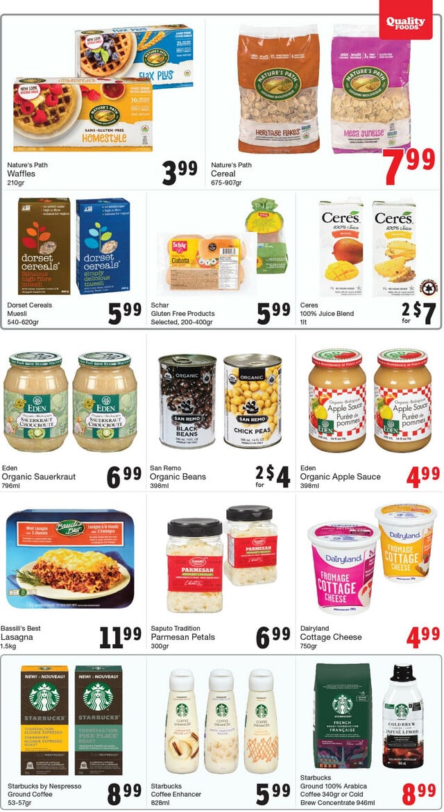 Quality Foods Flyer from 11/20/2023