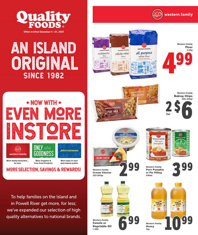 Quality Foods Flyer from 12/04/2023