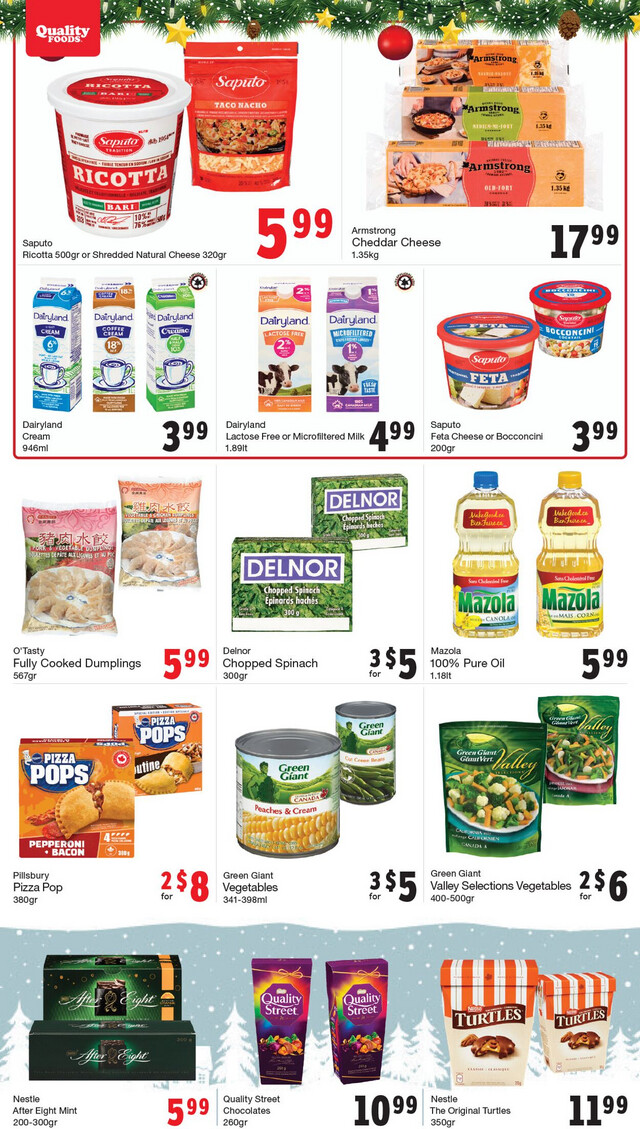 Quality Foods Flyer from 12/11/2023