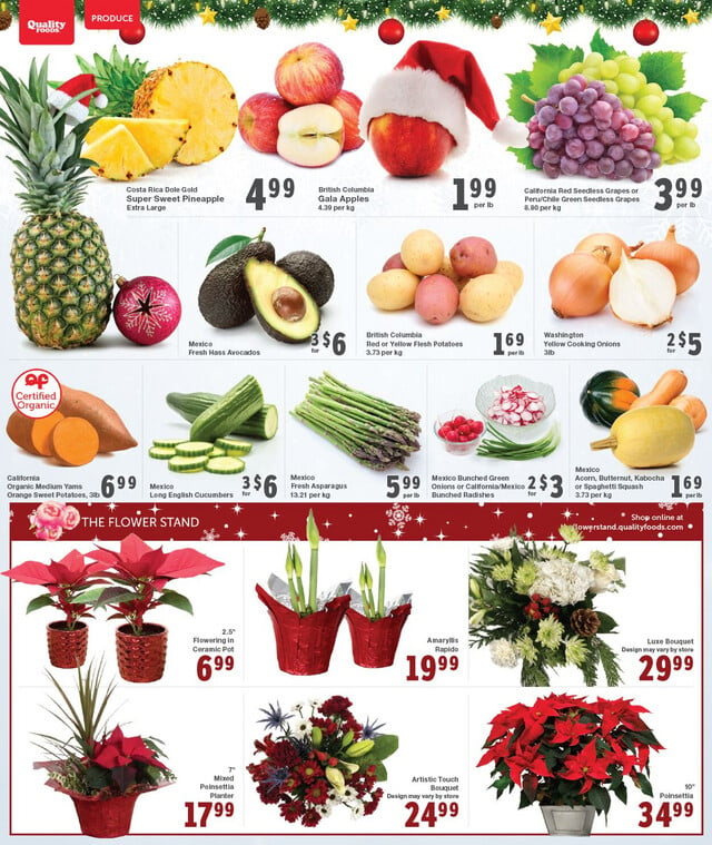 Quality Foods Flyer from 12/18/2023