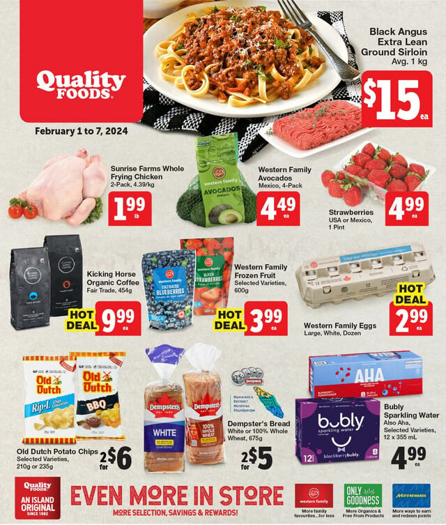 Quality Foods Flyer from 02/01/2024