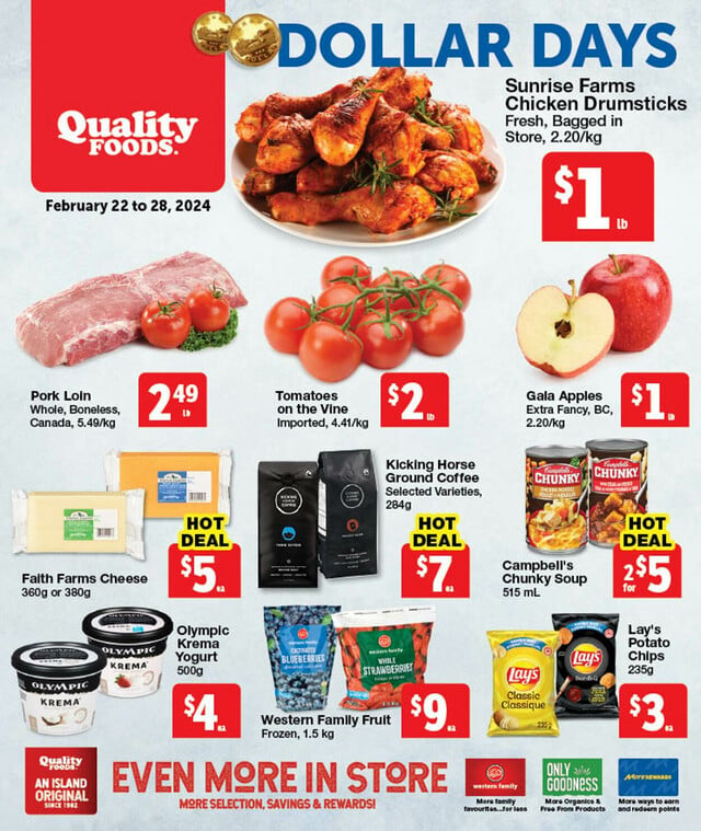 Quality Foods Flyer from 02/22/2024