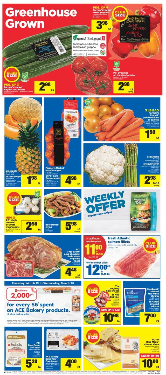 Real Canadian Superstore Flyer from 03/19/2020