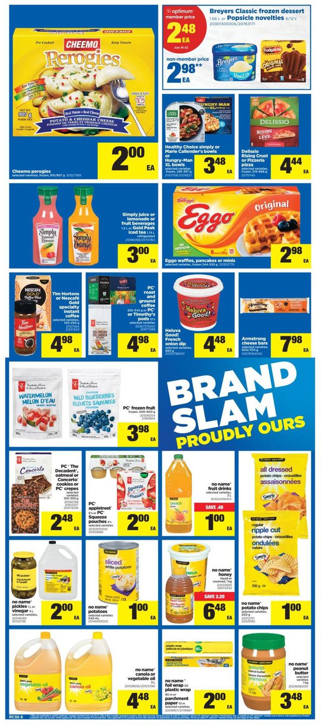 Real Canadian Superstore Flyer from 07/16/2020