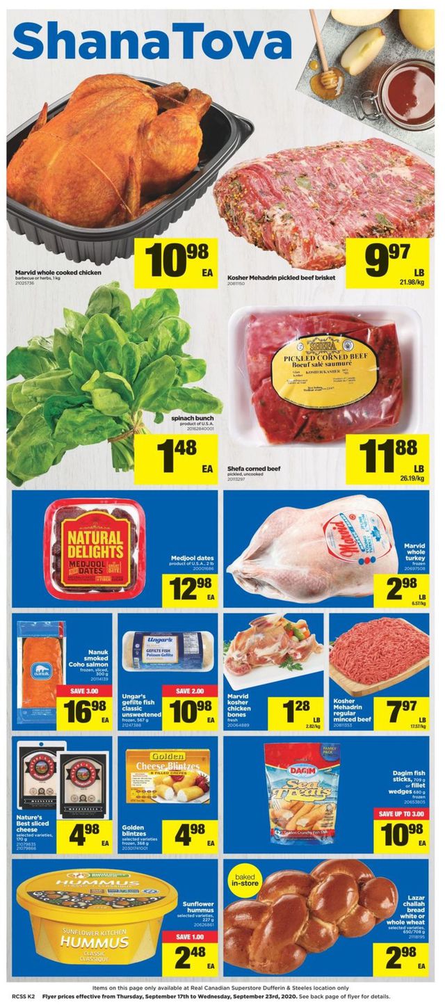 Real Canadian Superstore Flyer from 09/17/2020