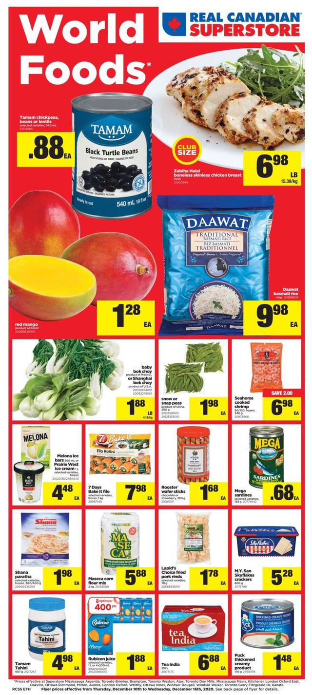 Real Canadian Superstore Flyer from 12/10/2020