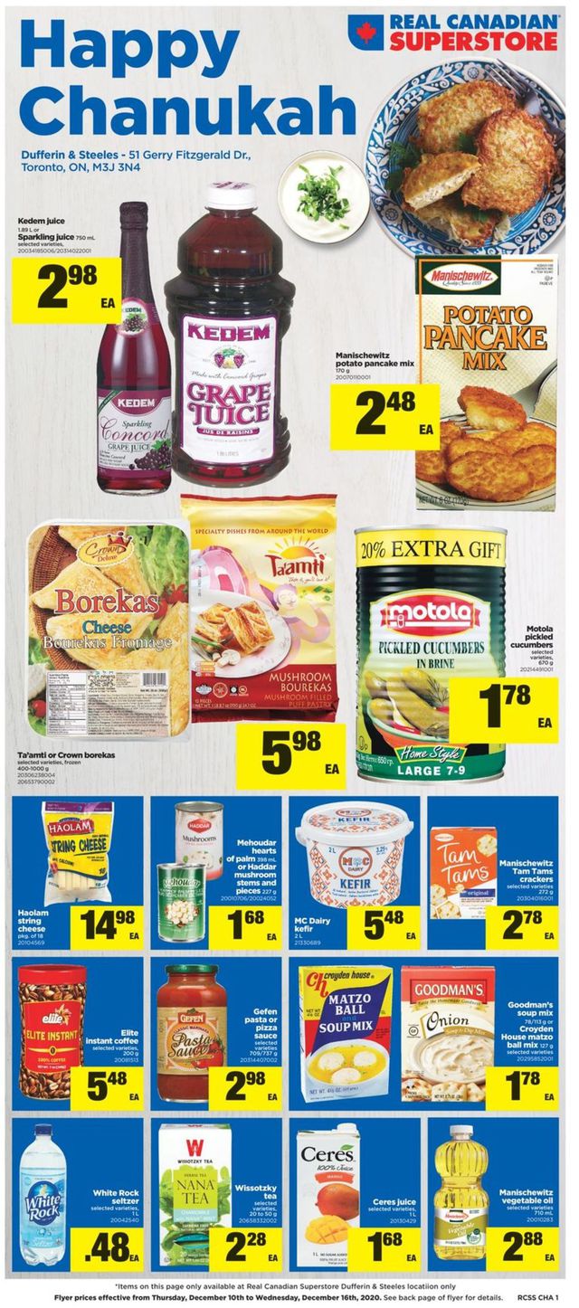 Real Canadian Superstore Flyer from 12/10/2020