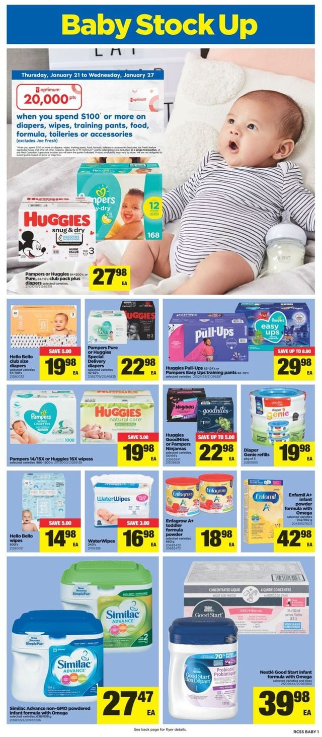 Real Canadian Superstore Flyer from 01/21/2021