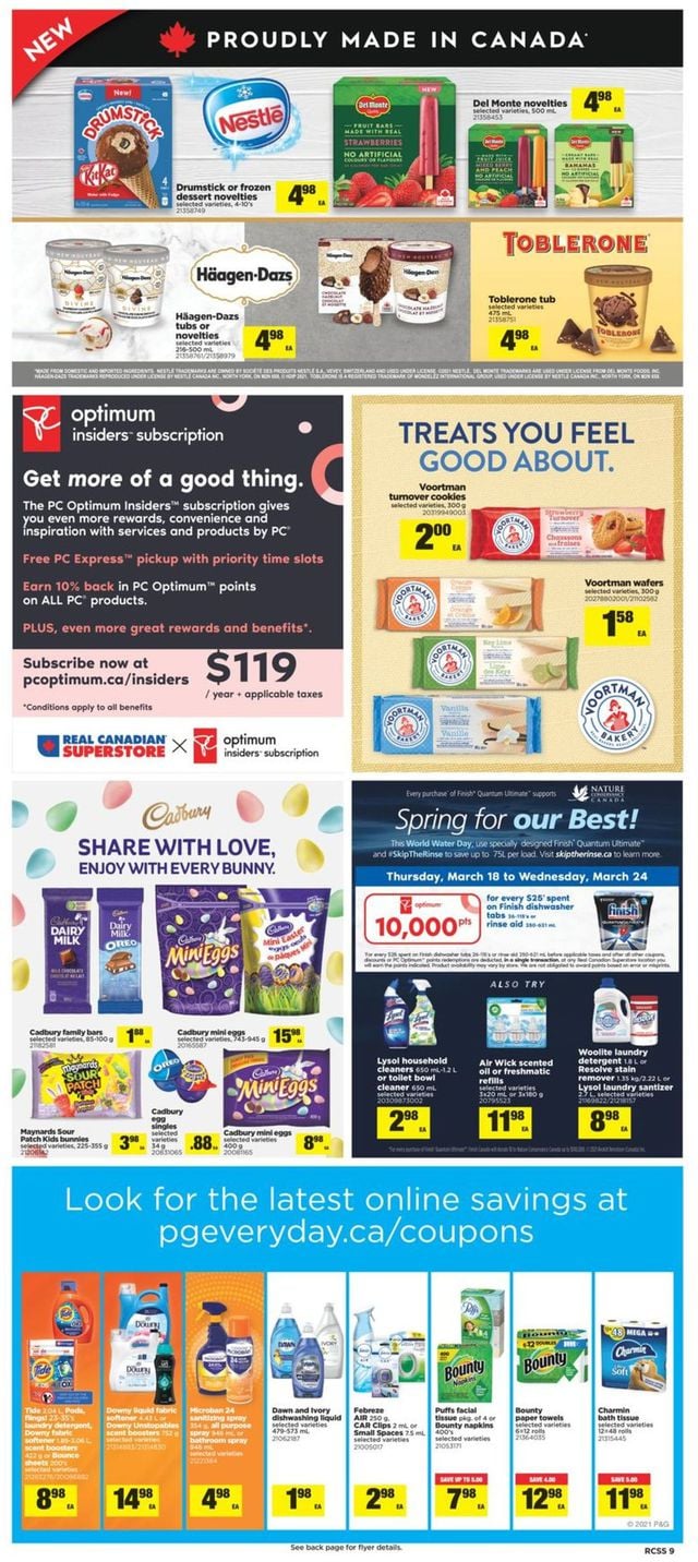 Real Canadian Superstore Flyer from 03/18/2021