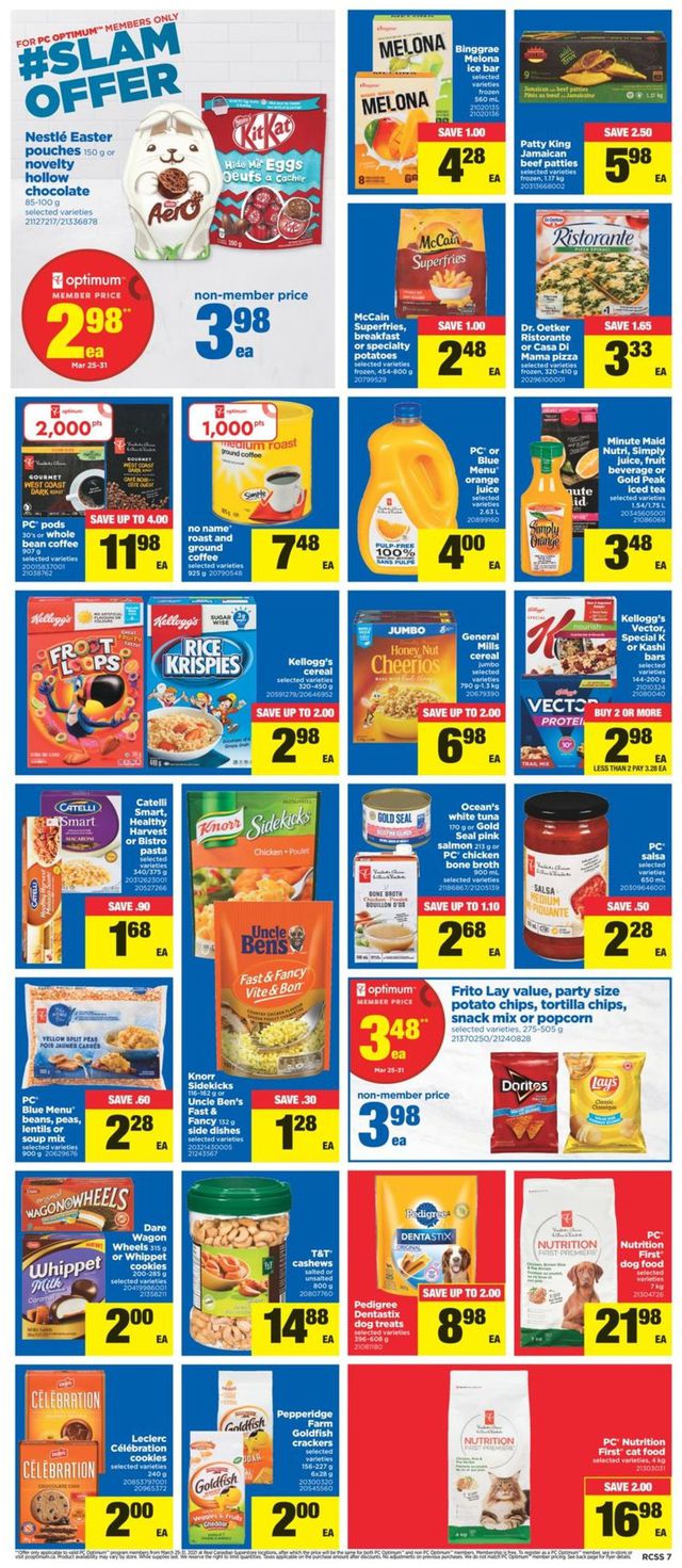 Real Canadian Superstore Flyer from 03/25/2021