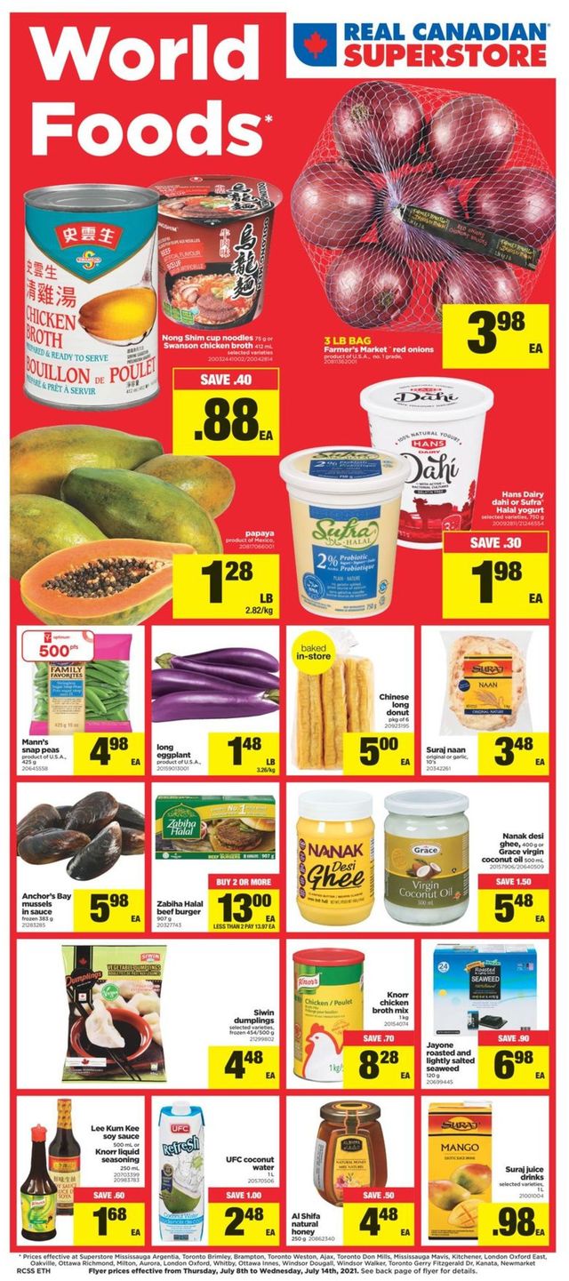 Real Canadian Superstore Flyer from 07/08/2021