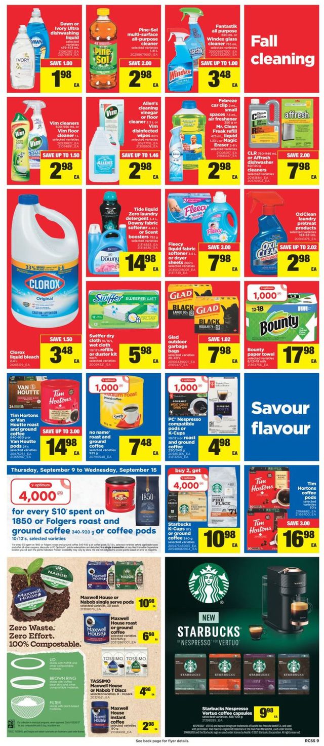 Real Canadian Superstore Flyer from 09/09/2021