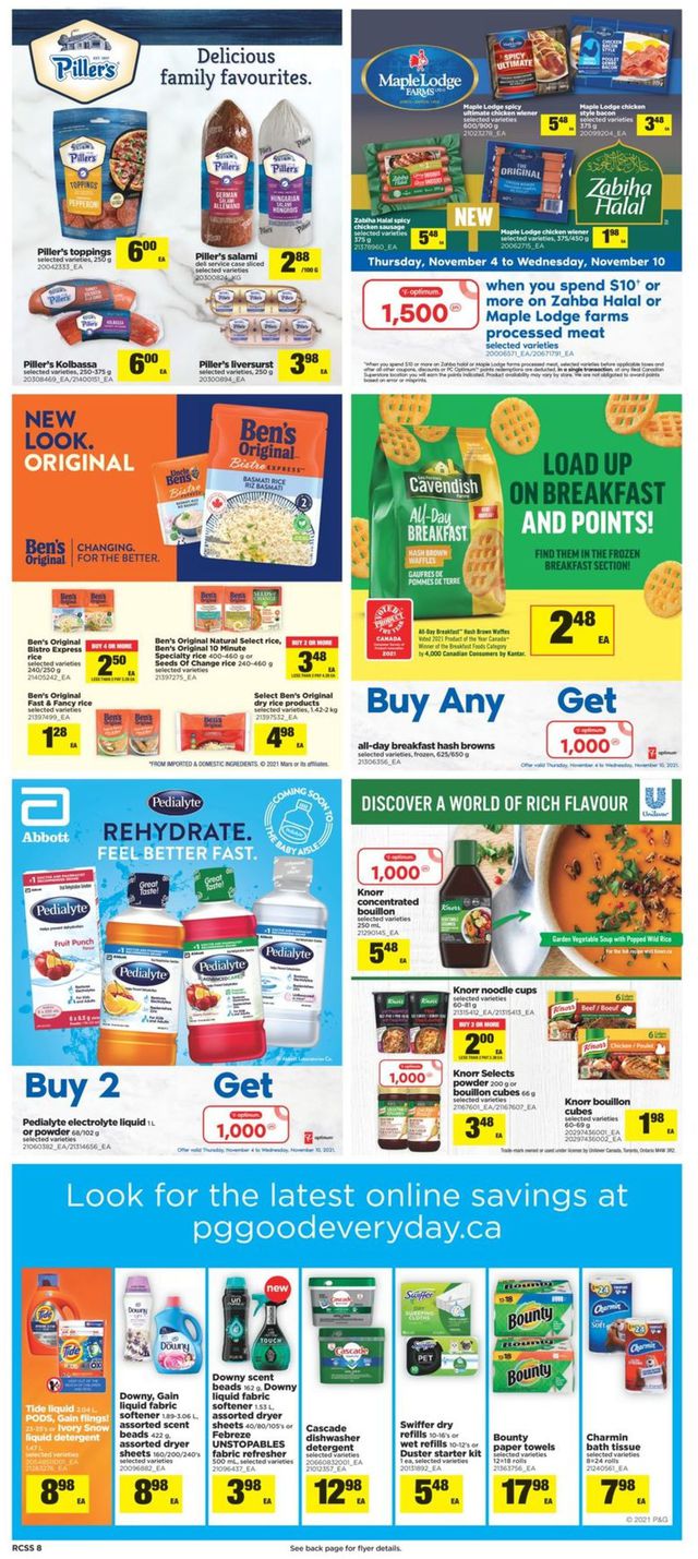 Real Canadian Superstore Flyer from 11/04/2021
