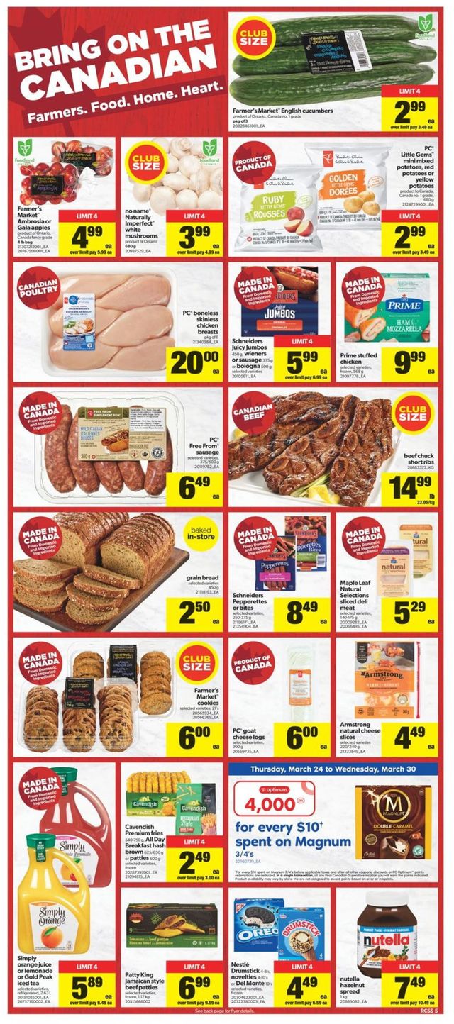 Real Canadian Superstore Flyer from 03/24/2022
