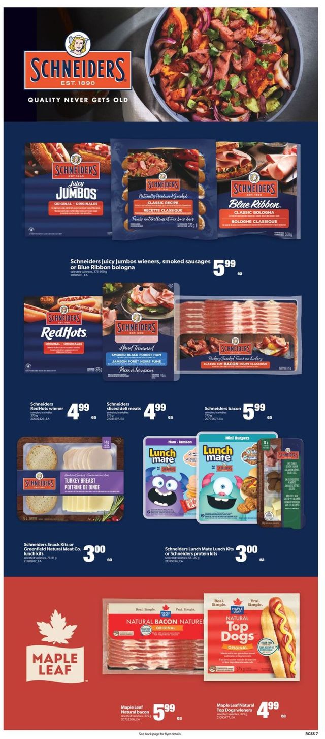 Real Canadian Superstore Flyer from 04/07/2022