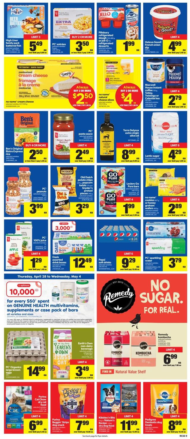 Real Canadian Superstore Flyer from 04/28/2022