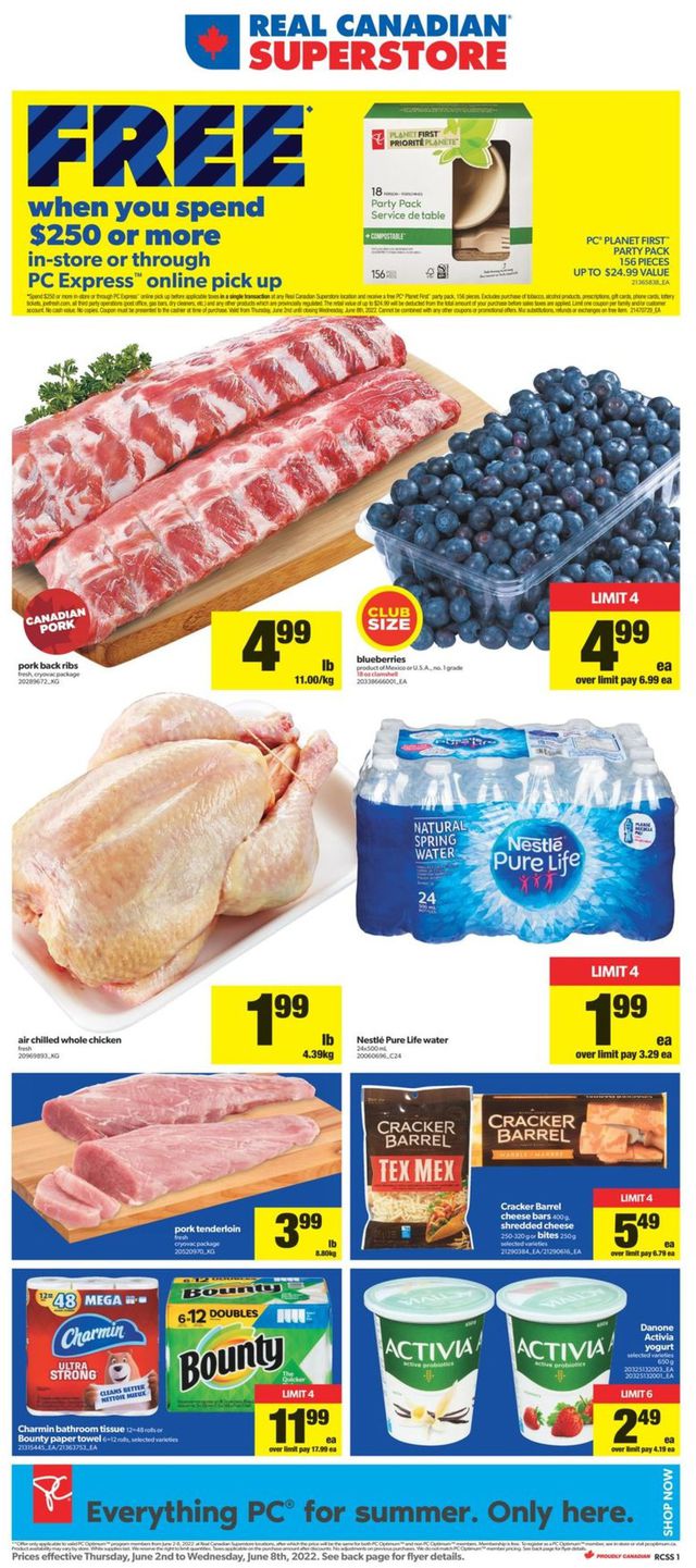 Real Canadian Superstore Flyer from 06/02/2022