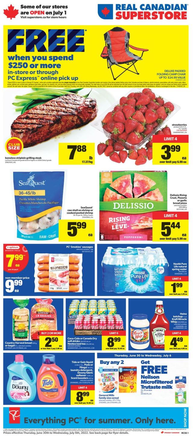 Real Canadian Superstore Flyer from 06/30/2022