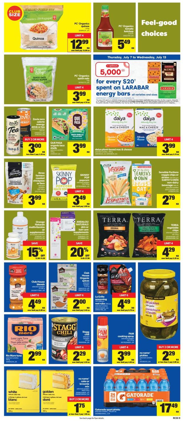 Real Canadian Superstore Flyer from 07/07/2022
