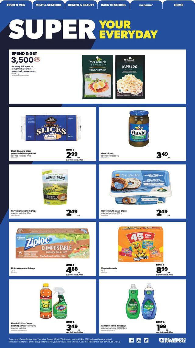 Real Canadian Superstore Flyer from 08/18/2022