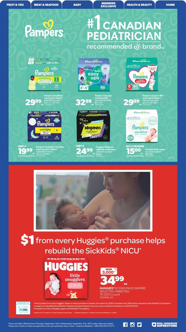 Real Canadian Superstore Flyer from 09/15/2022