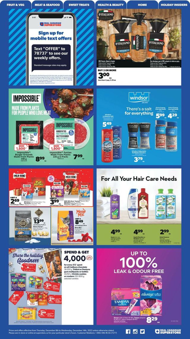 Real Canadian Superstore Flyer from 12/08/2022