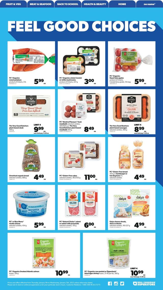 Real Canadian Superstore Flyer from 01/05/2023