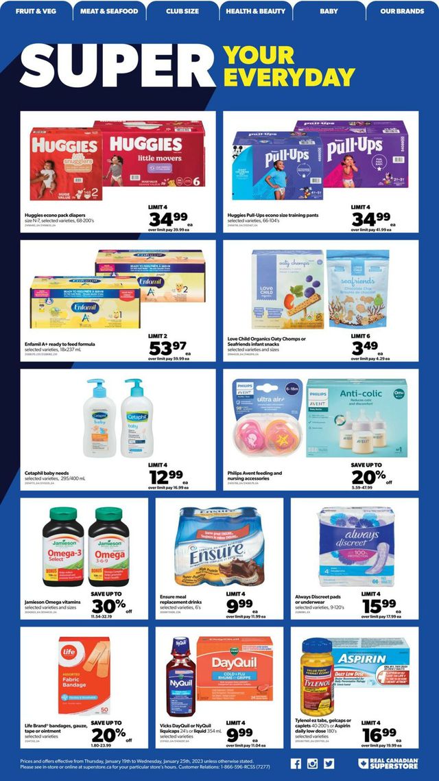 Real Canadian Superstore Flyer from 01/19/2023