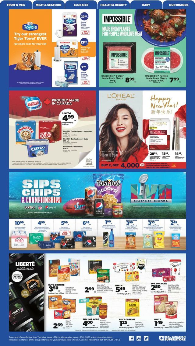 Real Canadian Superstore Flyer from 01/19/2023