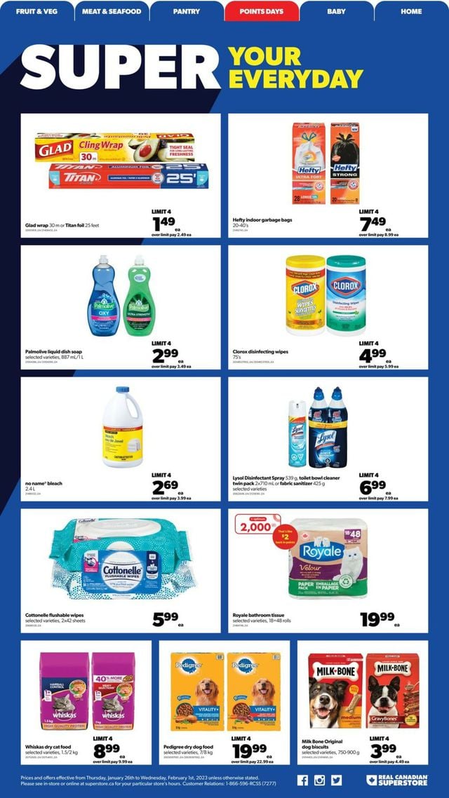 Real Canadian Superstore Flyer from 01/26/2023