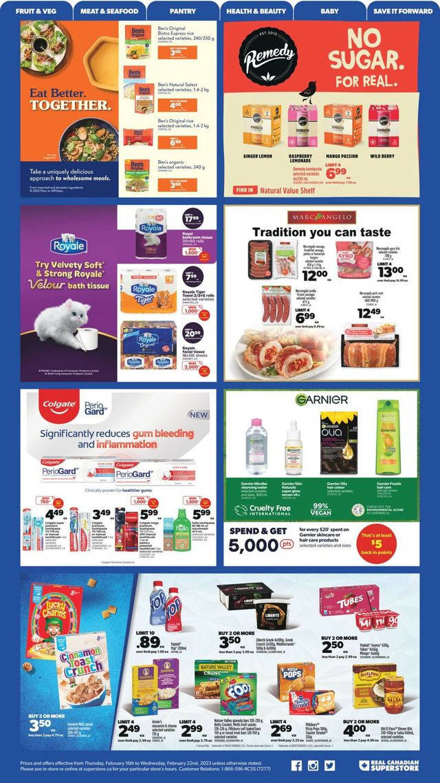 Real Canadian Superstore Flyer from 02/16/2023
