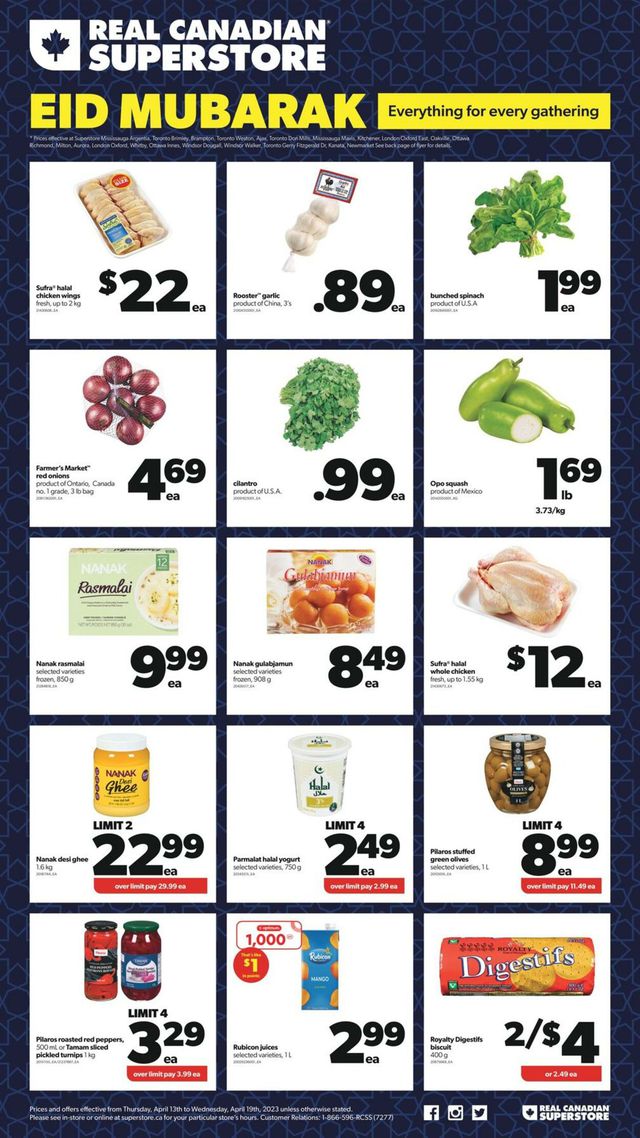 Real Canadian Superstore Flyer from 04/13/2023