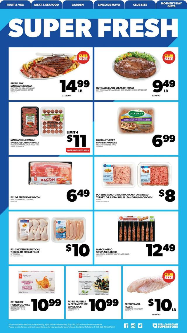 Real Canadian Superstore Flyer from 04/27/2023