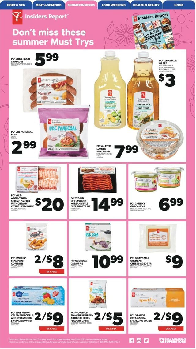 Real Canadian Superstore Flyer from 06/22/2023