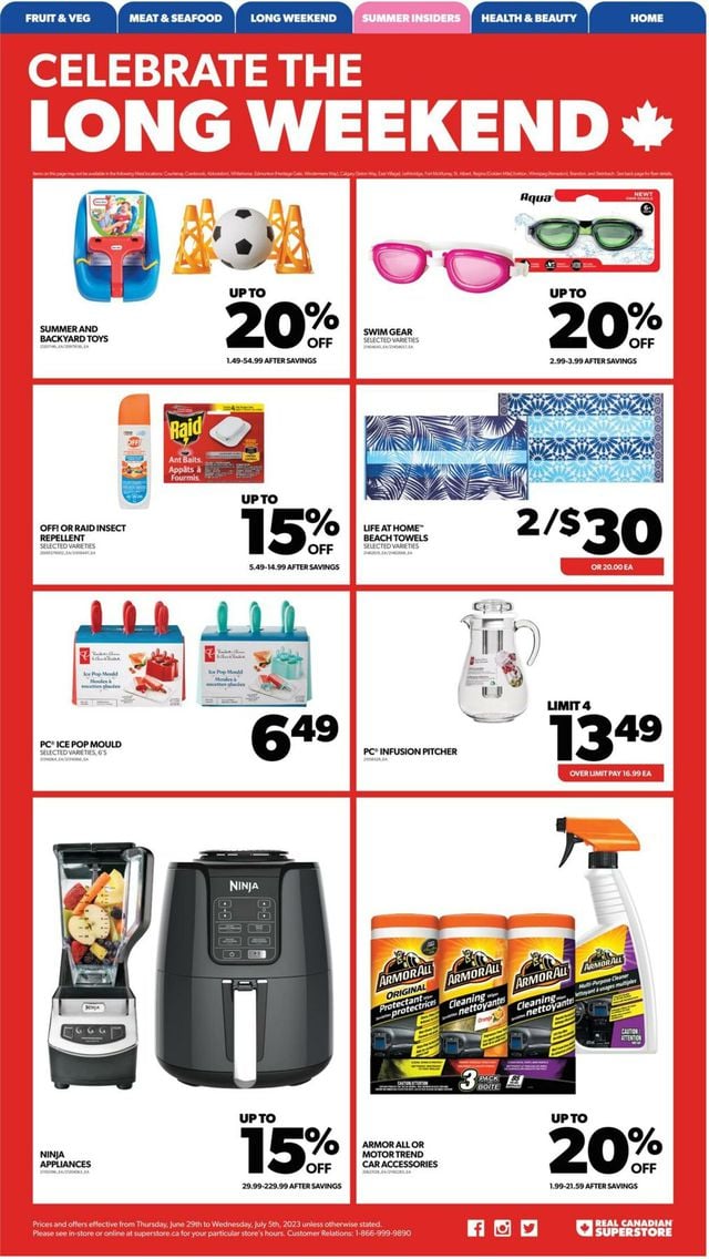 Real Canadian Superstore Flyer from 06/29/2023