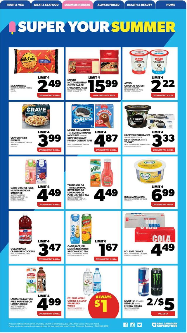 Real Canadian Superstore Flyer from 07/06/2023