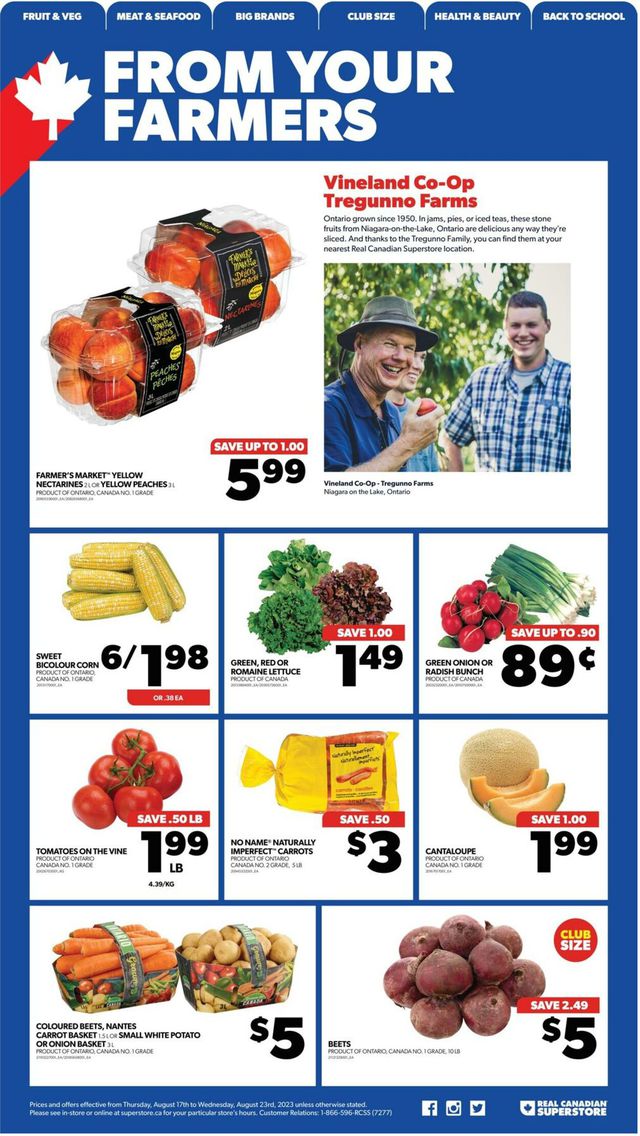 Real Canadian Superstore Flyer from 08/17/2023
