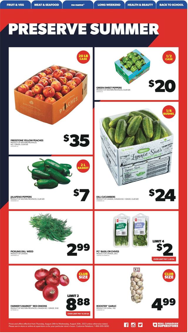Real Canadian Superstore Flyer from 08/24/2023