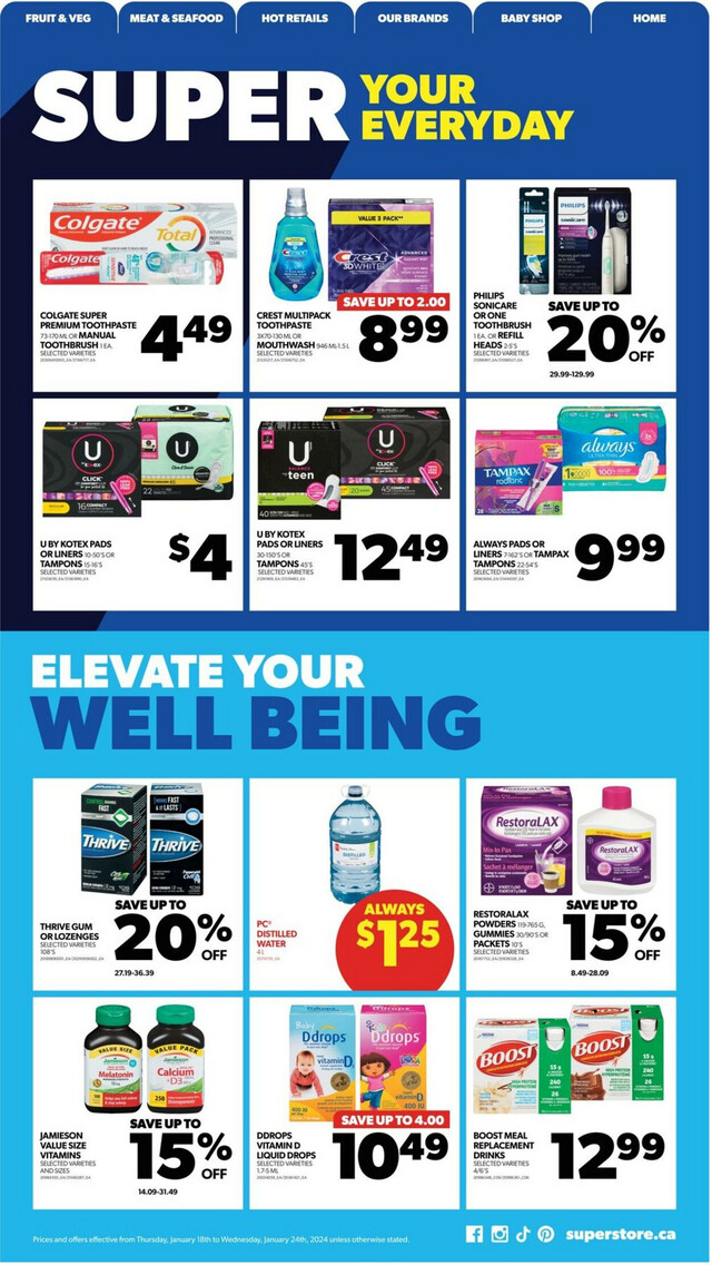 Real Canadian Superstore Flyer from 01/18/2024