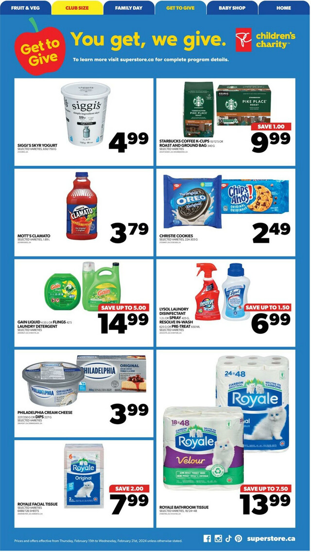 Real Canadian Superstore Flyer from 02/15/2024