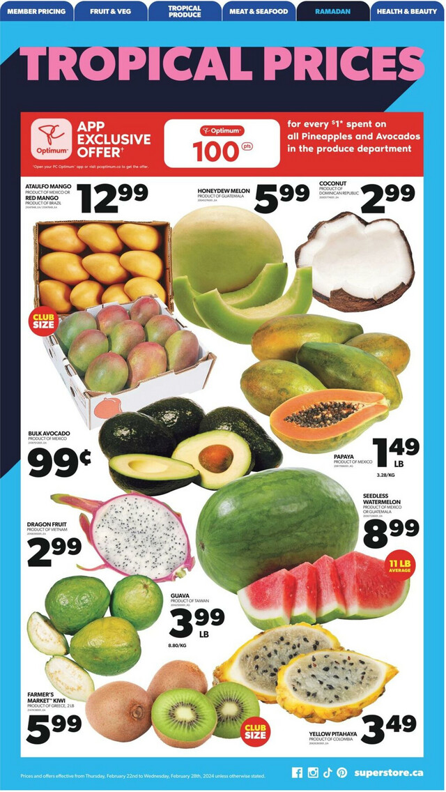 Real Canadian Superstore Flyer from 02/22/2024
