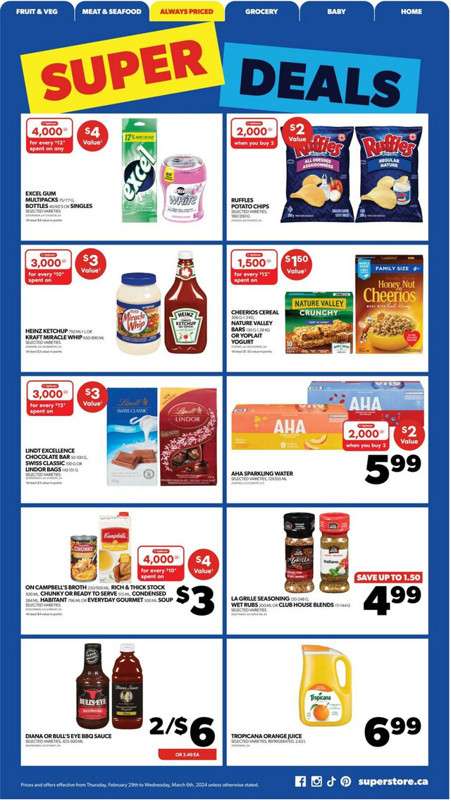 Real Canadian Superstore Flyer from 02/29/2024