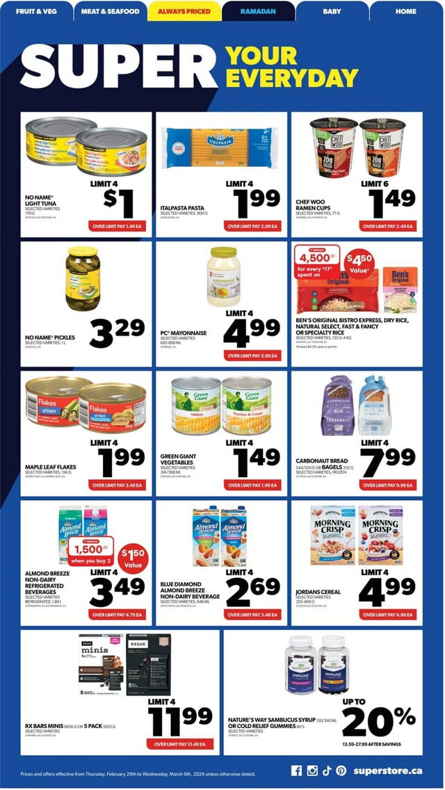 Real Canadian Superstore Flyer from 02/29/2024