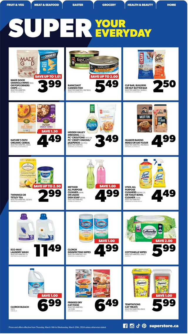 Real Canadian Superstore Flyer from 03/14/2024
