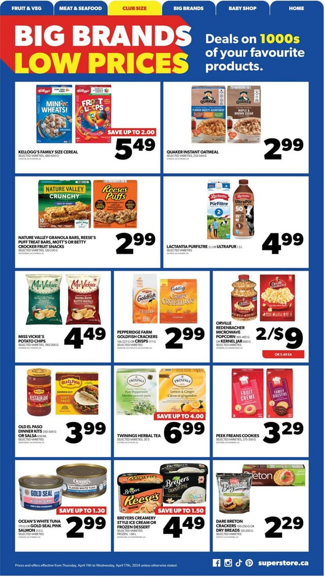 Real Canadian Superstore Flyer from 04/11/2024